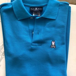 Psycho Bunny Blue Polo/ Size 2